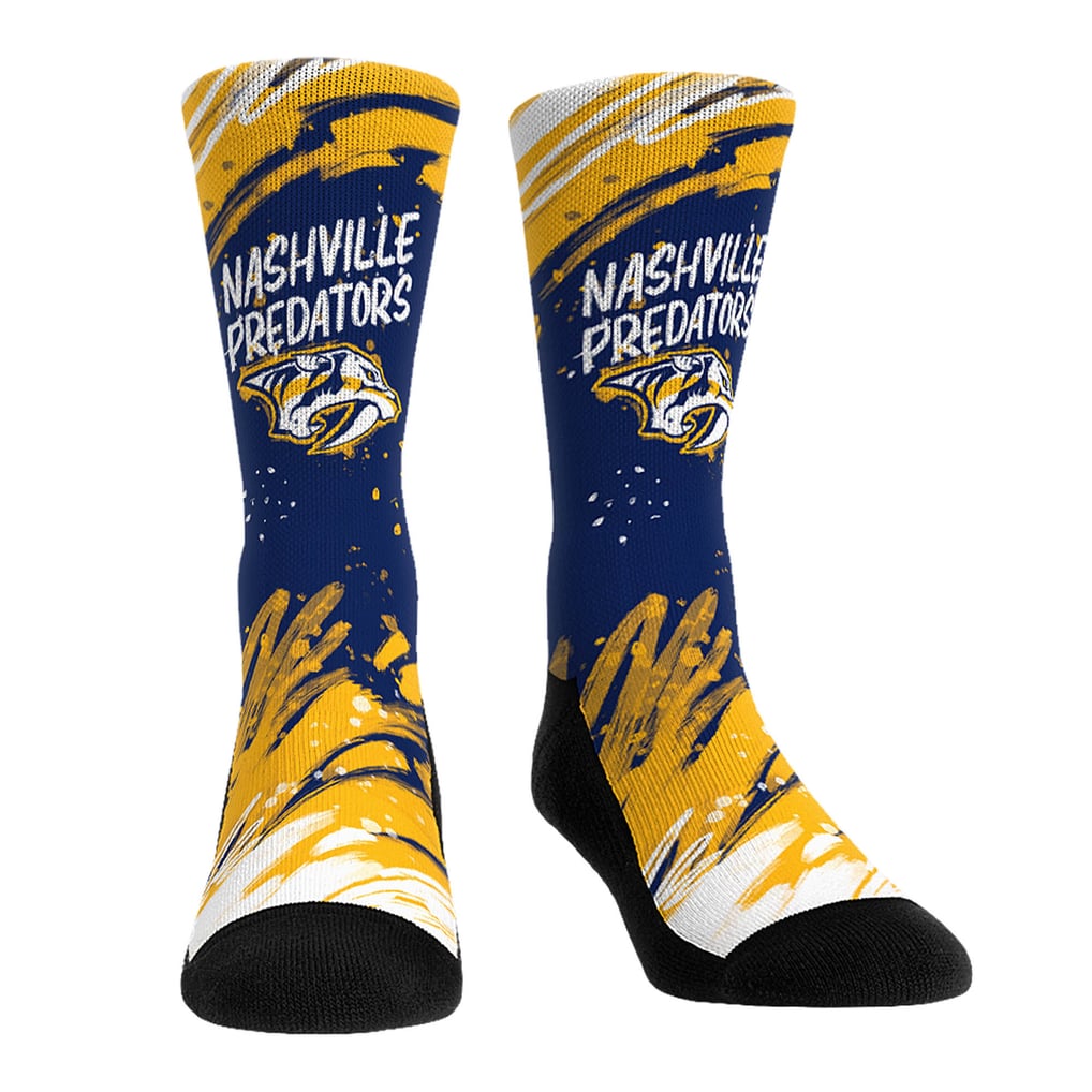  Nashville Predators Rock Em Socks Unisex Ice Breaker Two-Pack Crew Socks Set